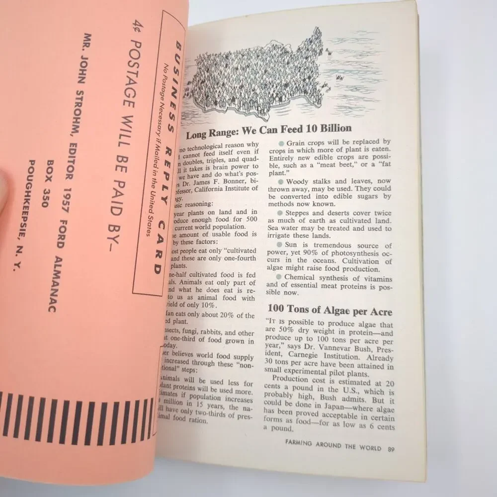 The Ford Almanac 1957 John Strohm Farm Ranch Home Simon & Schuster Vintage
